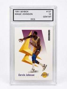 1991 Skybox Magic Johnson Los Angeles Lakers Trading Card -